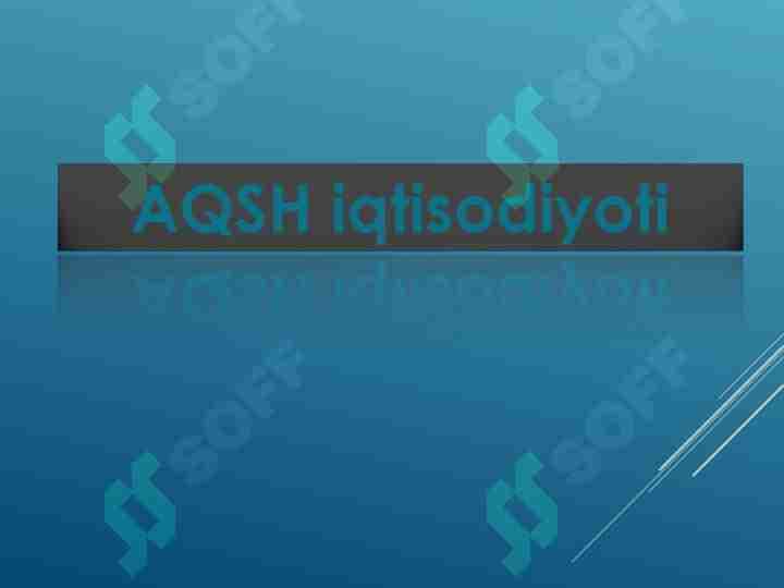 AQSH iqtisodiyoti