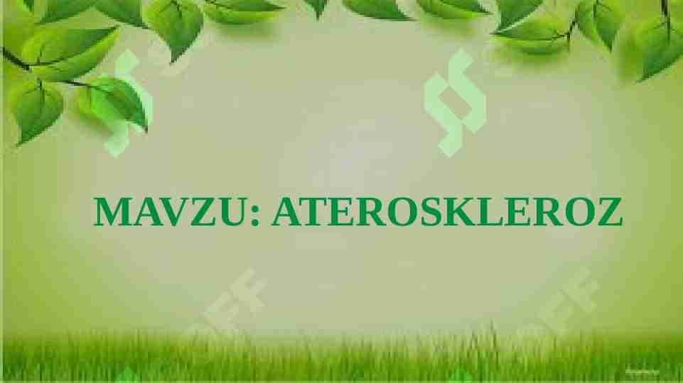 ATEROSKLEROZ