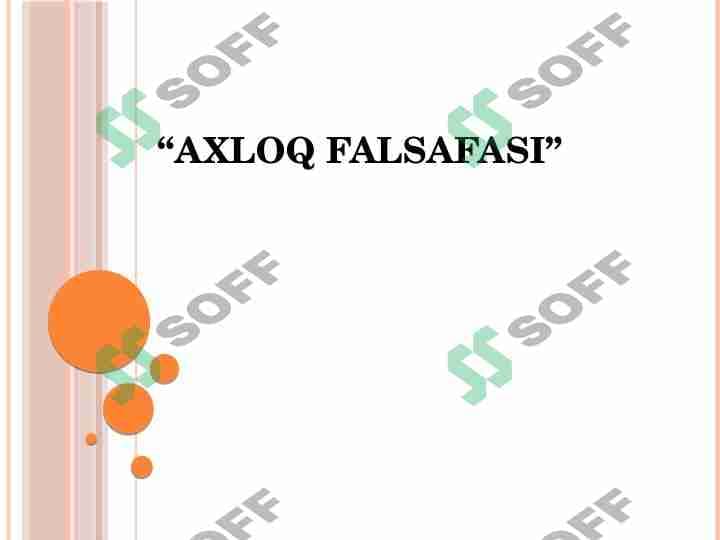 Axloq falsafasi