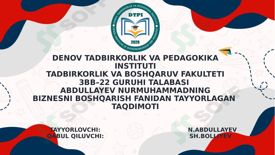 BOZOR IQTISODIYOTI VA BIZNES