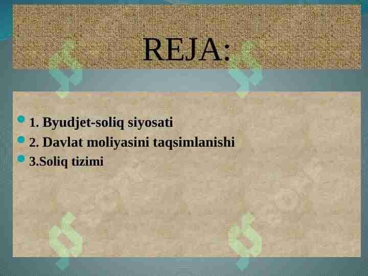 Budjet-soliq siyosati