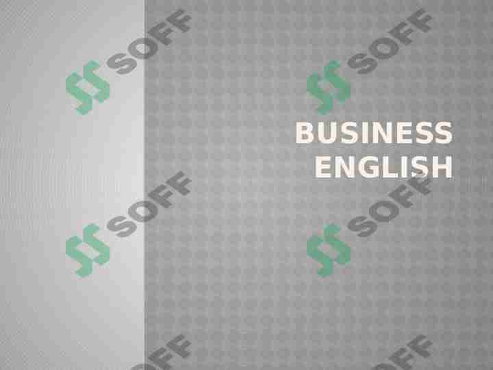 Business English