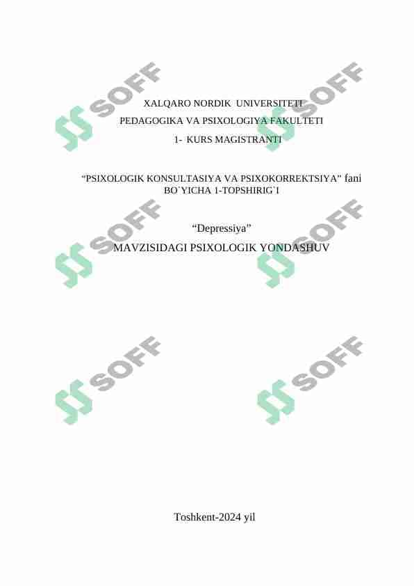 Depressiya