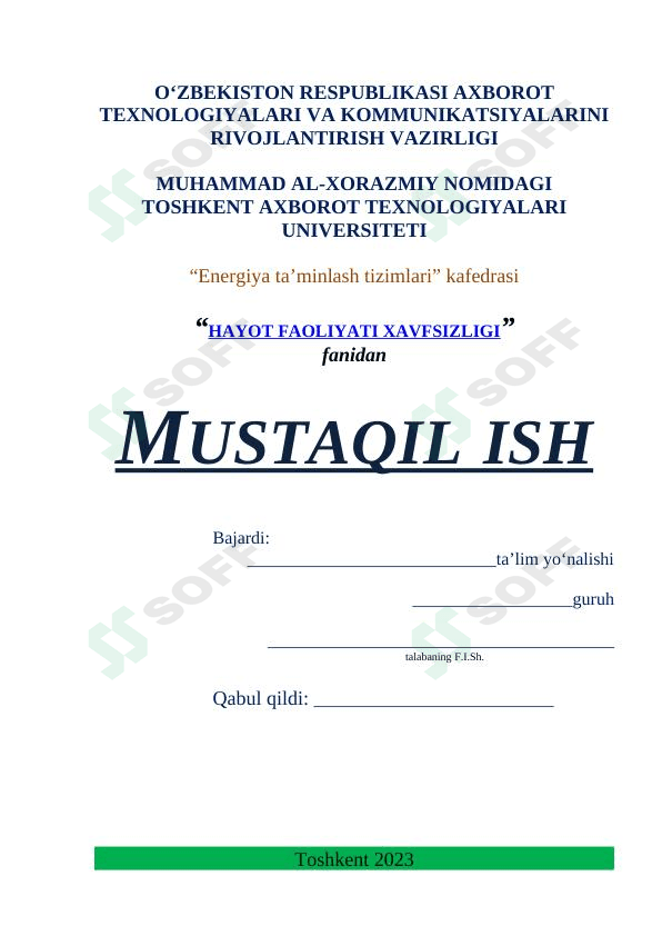 O'tkir zaharlanishlar va ularga qarshi kurash chora-tadbirlari