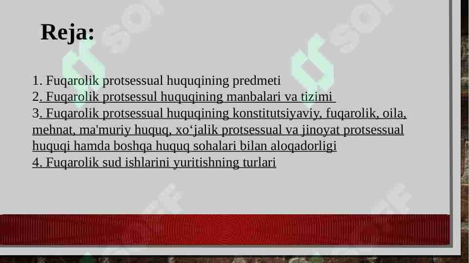 Fuqarolik protsessual huquqi