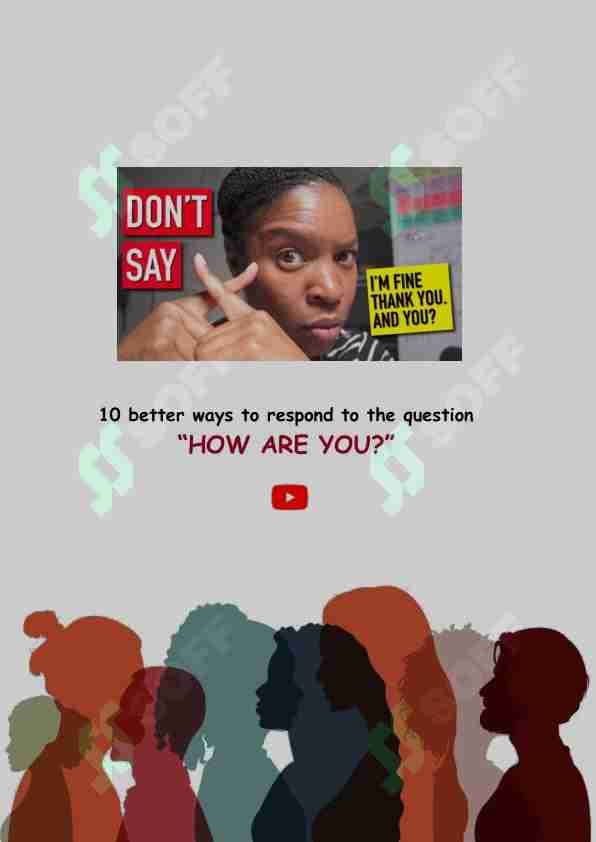 ways to say how are you