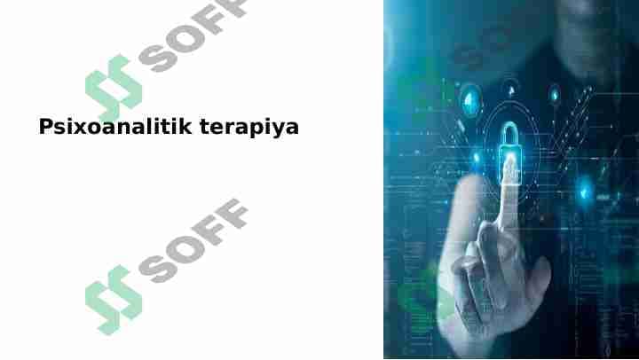 Psixoanalitik terapiya