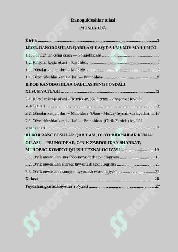 Ra'noguldoshlar oilasi