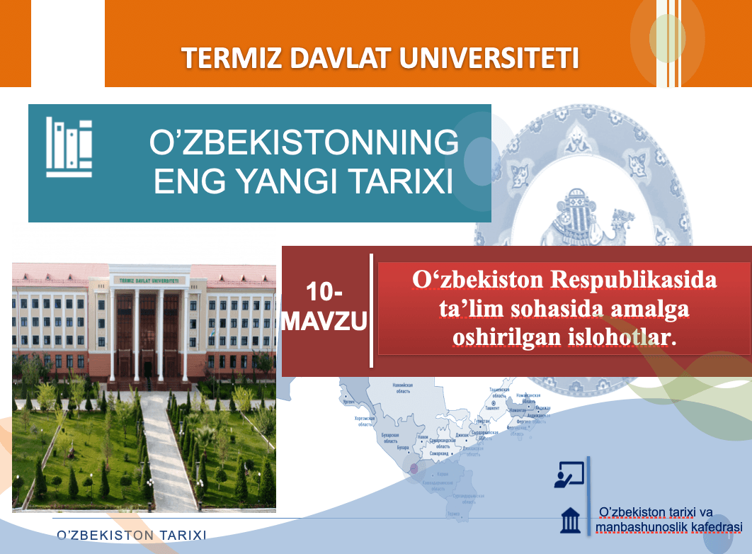 O’zbekistonning eng yangi tarixi