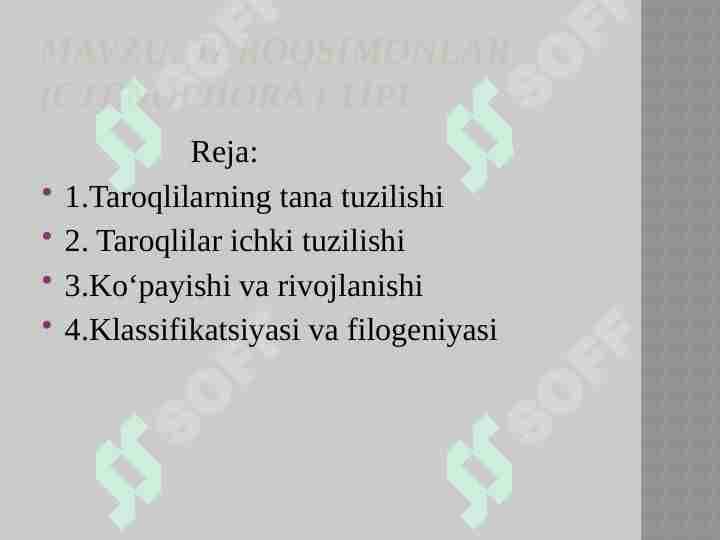 taroqlilar