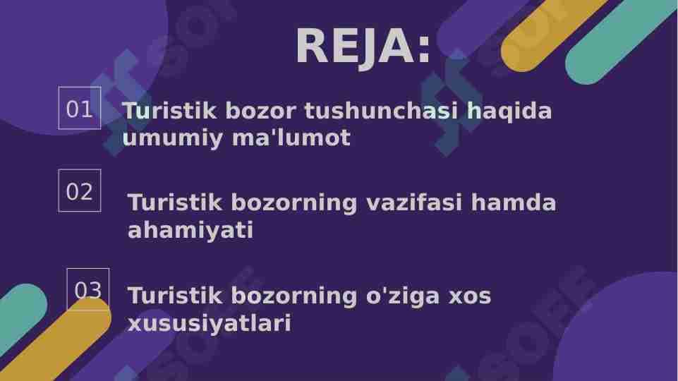 Turistik bozozr tushunchasi
