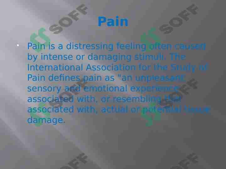 Pain