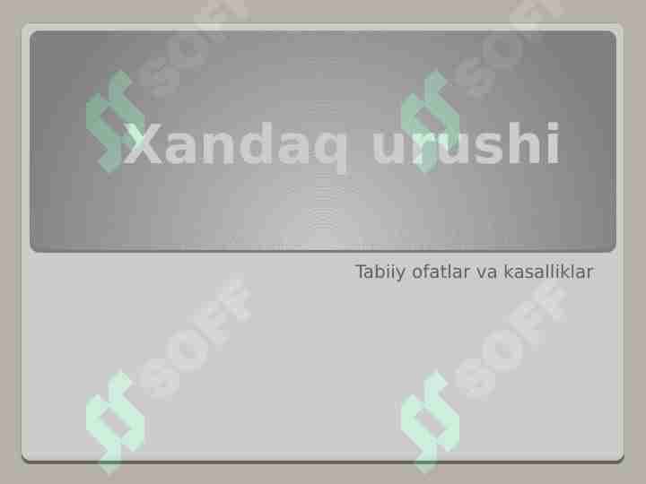 Xandaq urushi
