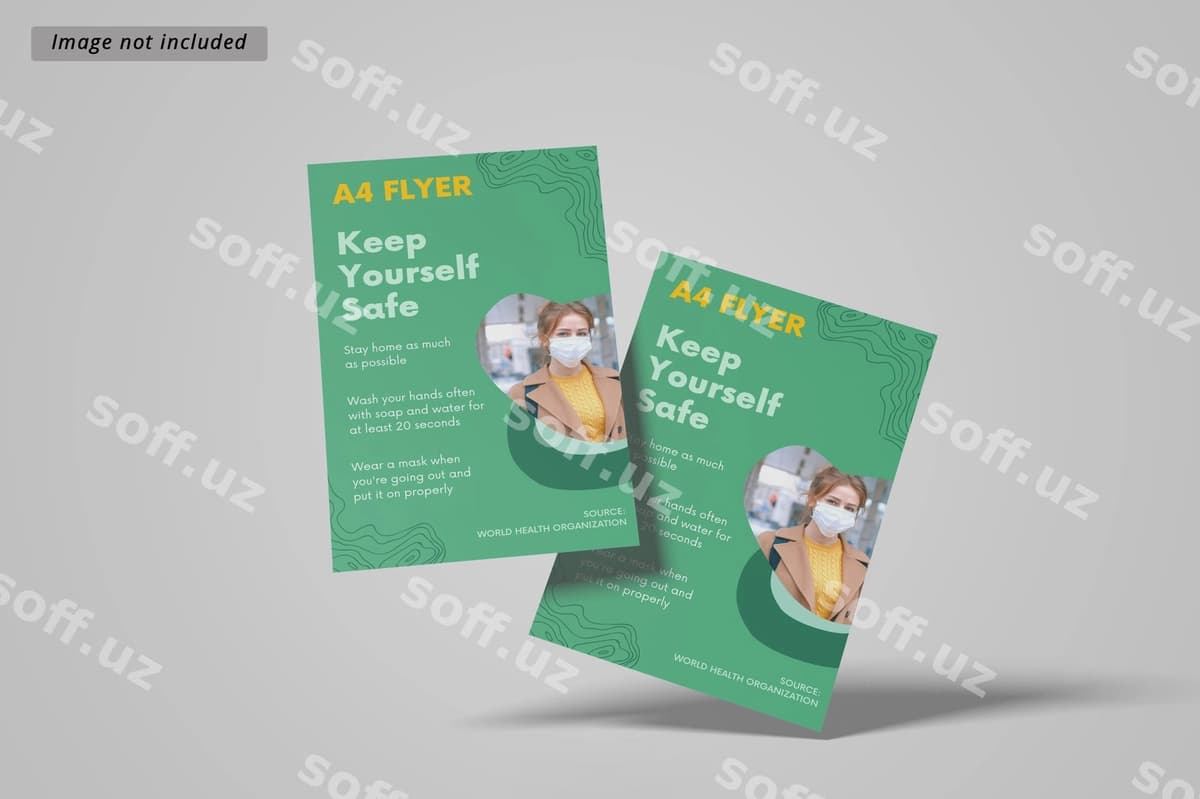 A4 flyer mockupi | A4 flyer mockup