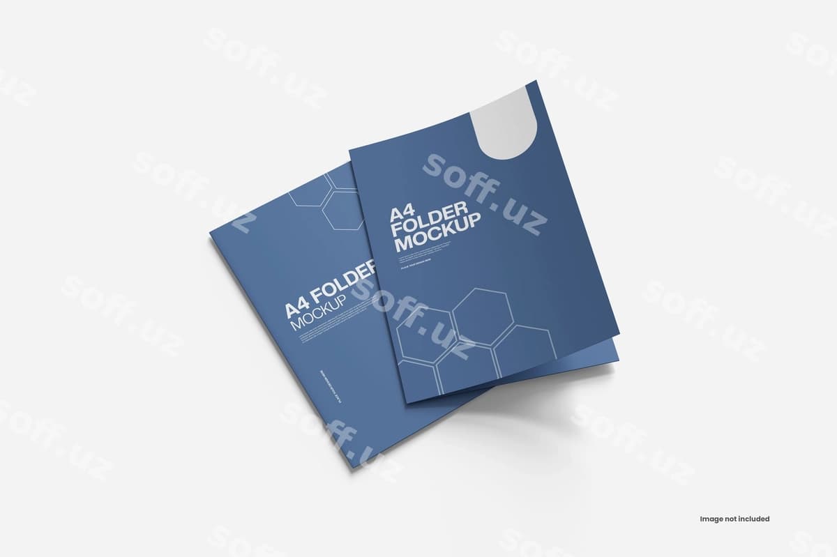 A4 papka namunasi | A4 folder mockup