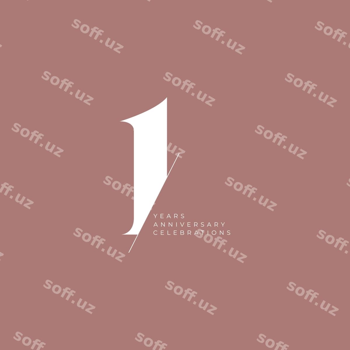 Yubiley logotipi shabloni | Anniversary logo template