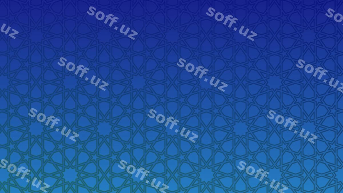 Arab islomiy naqshli ko'k orqa fon | Arabian islamic pattern background blue