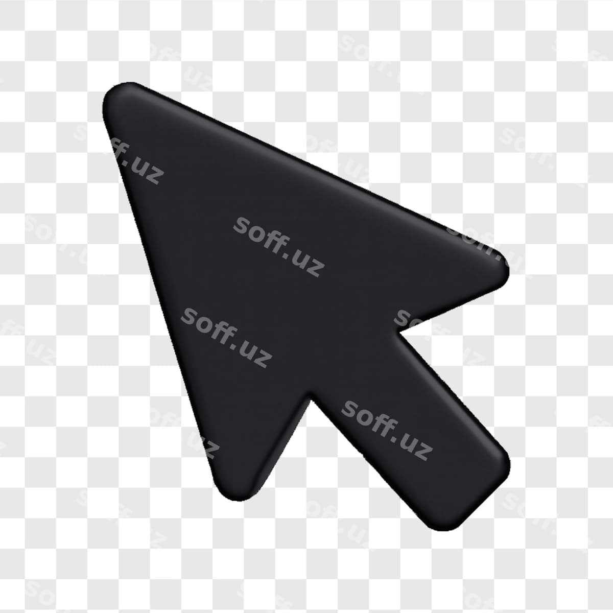 O'q sichqon ikonasi 3D | Arrow mouse icon 3d