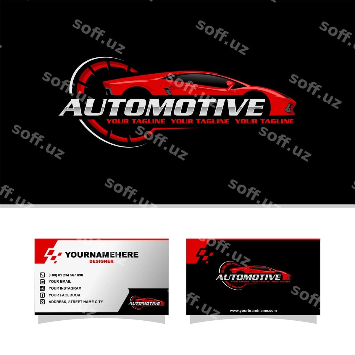 Avtomobil sport mashina logotipi | Auto sport car logo