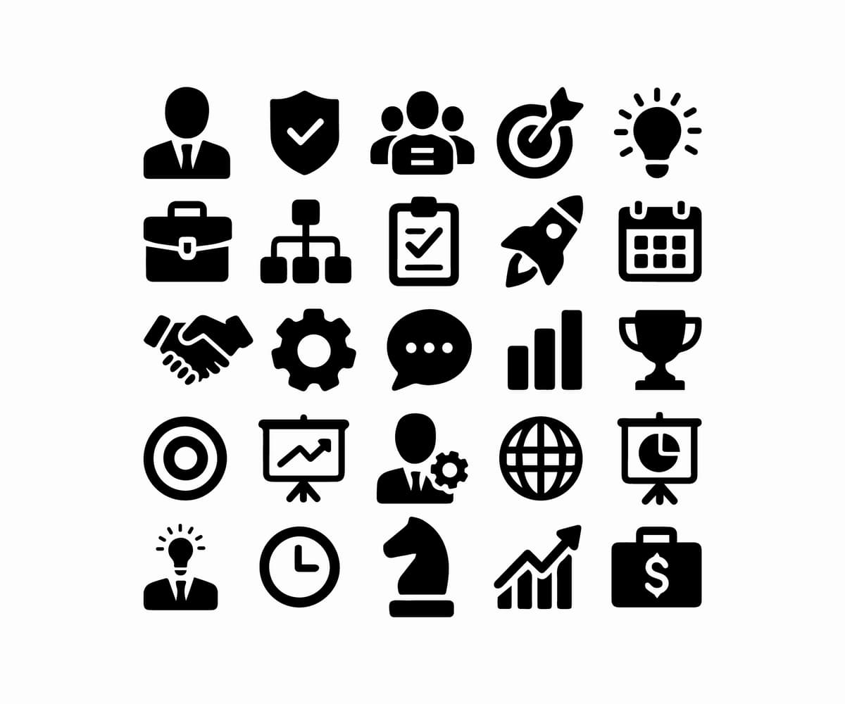 Biznes moliyasi belgisi to'plami | Business finance icon set