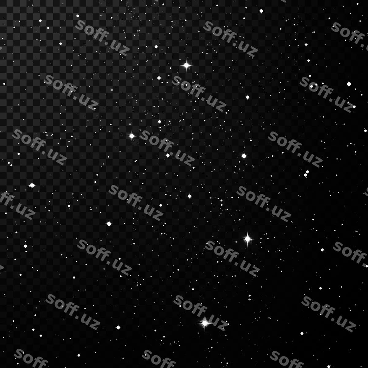 Qora fonda yulduzlar bilan | Black background with stars it