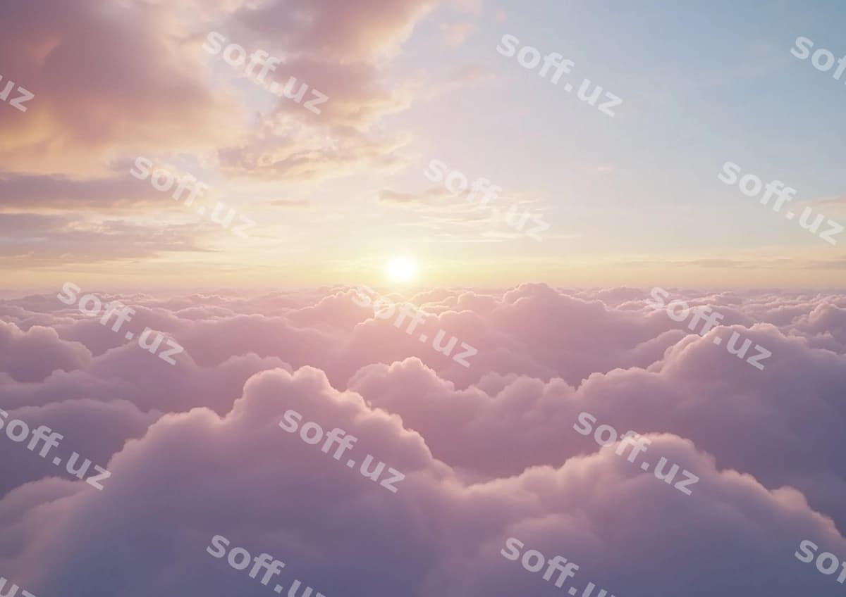 Ko'k osmon oq bulutlar | Blue sky white clouds