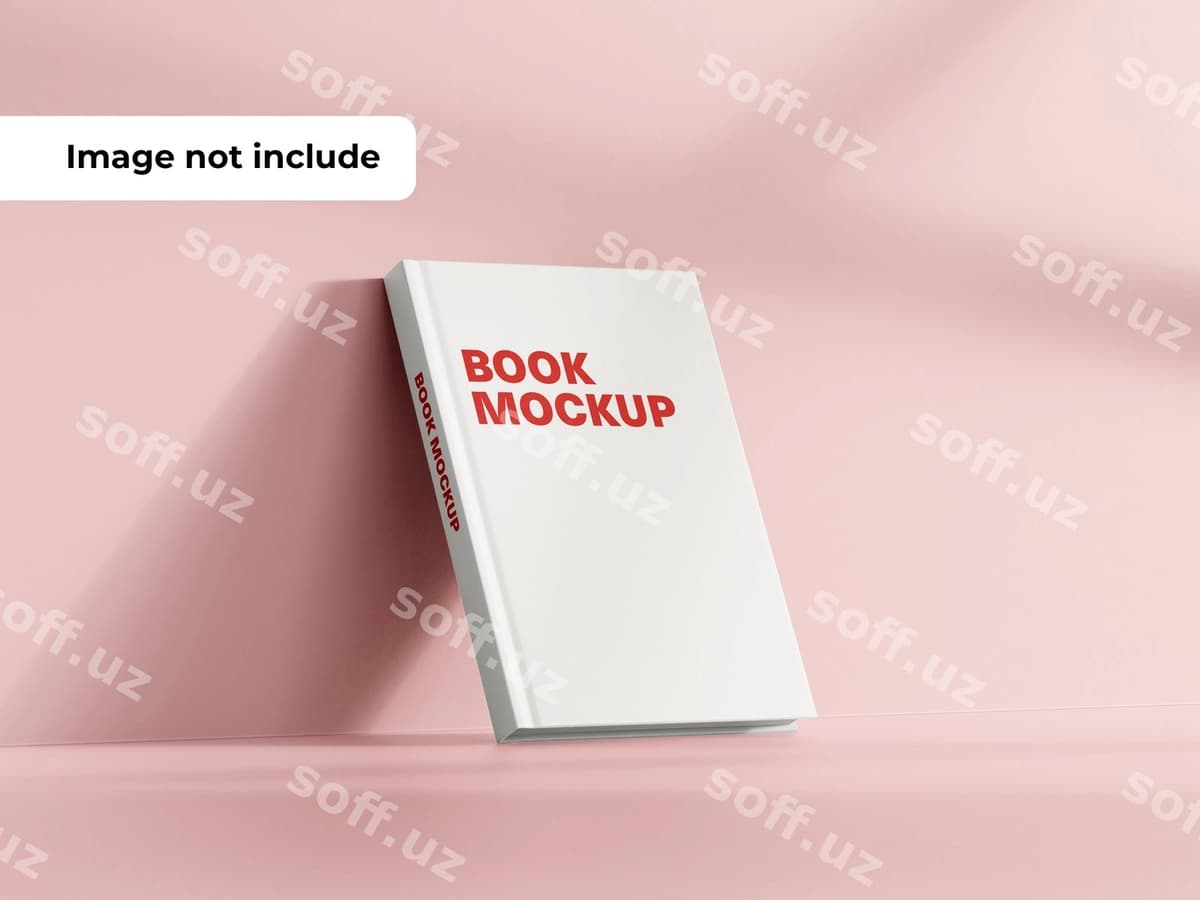 Kitob namunasi to'liq dizayn | Book mockup full design