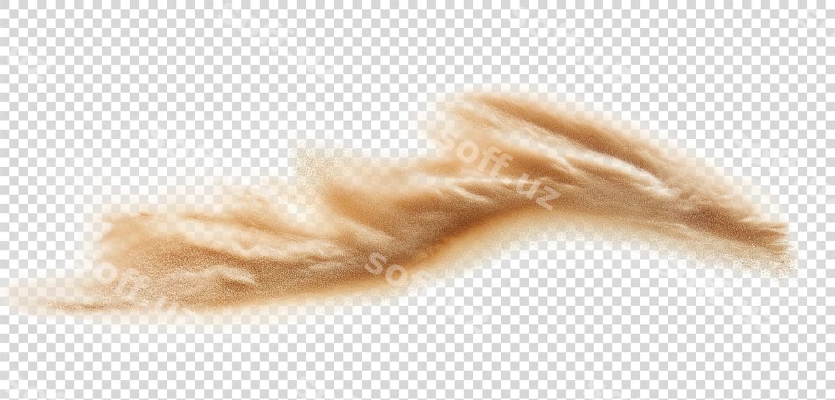 Jigarrang aylanma soch shaffof orqa fonda | Brown swirl hair transparent background