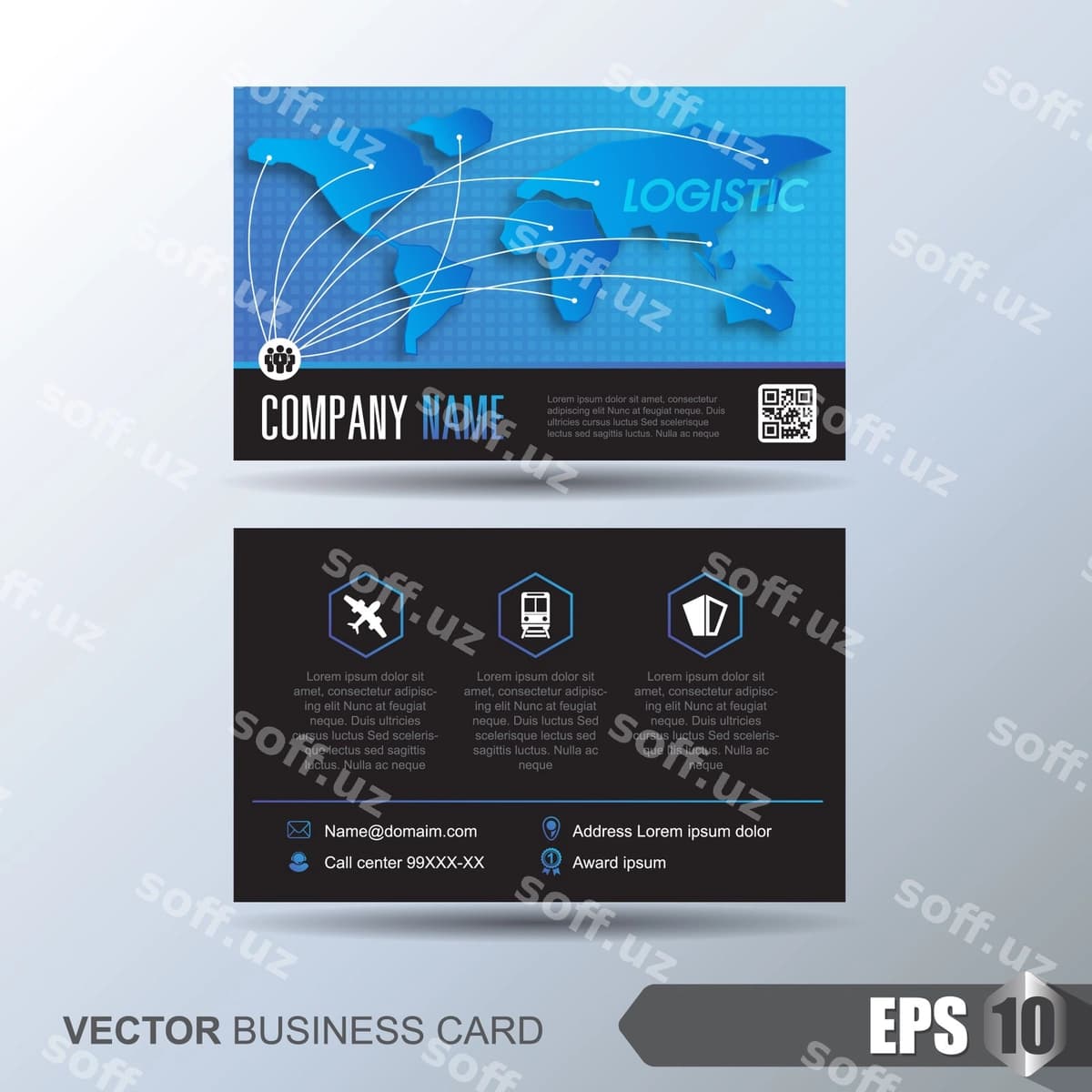 Biznes karta shabloni | Business card template