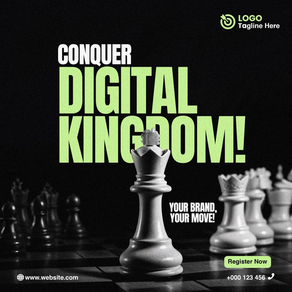 Raqamli marketing agentligi posteri | Digital marketing agency poster