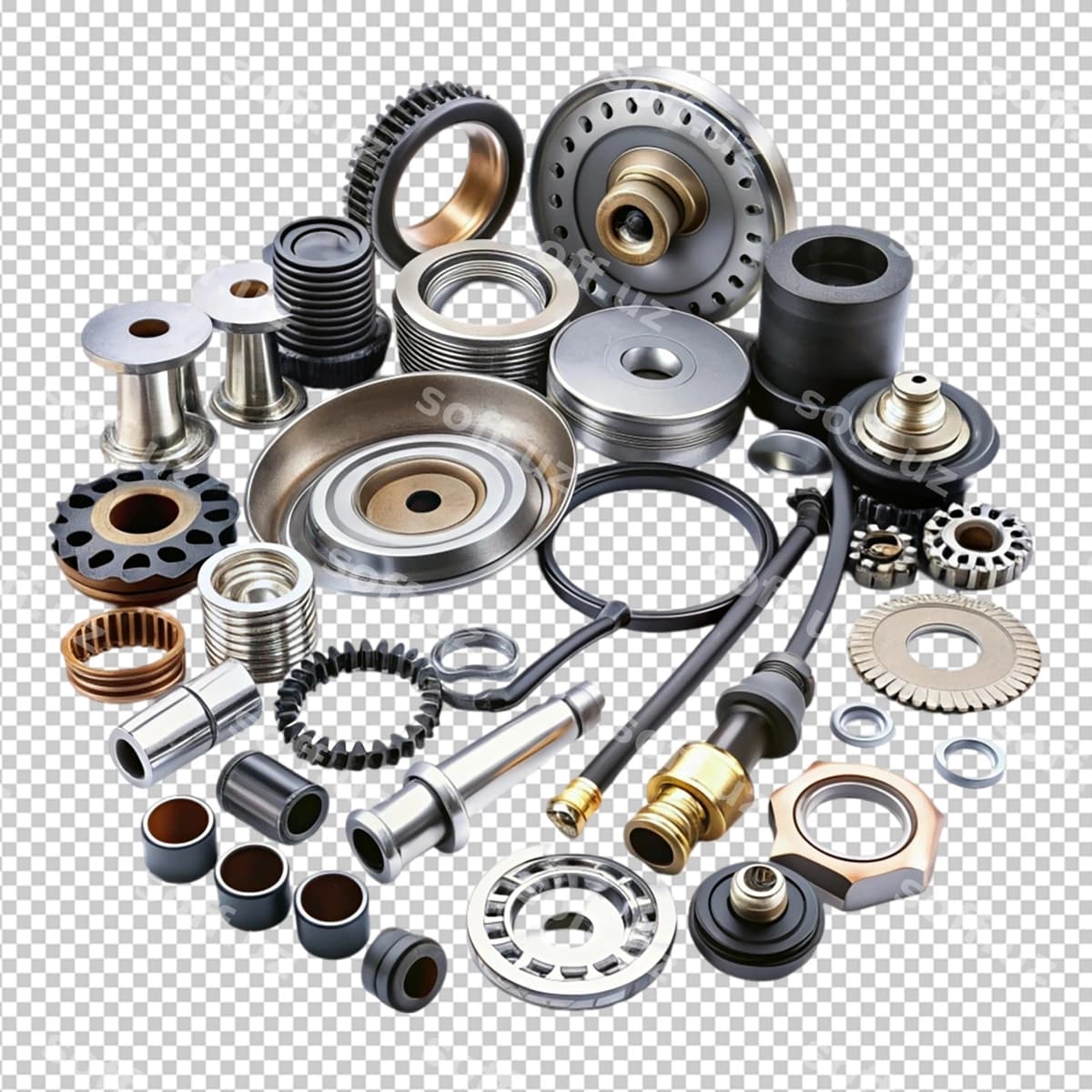 Mashina aksessuarlari elementlari oq ajraltirilgan | Car accessories elements isolated white