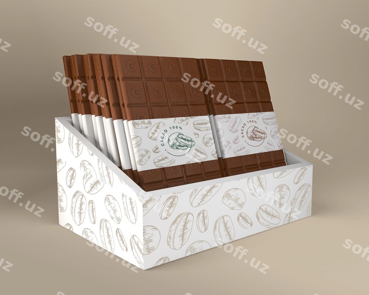 Shokolad qutisi qog'oz packeta dizayni | Chocolate box paper packaging design