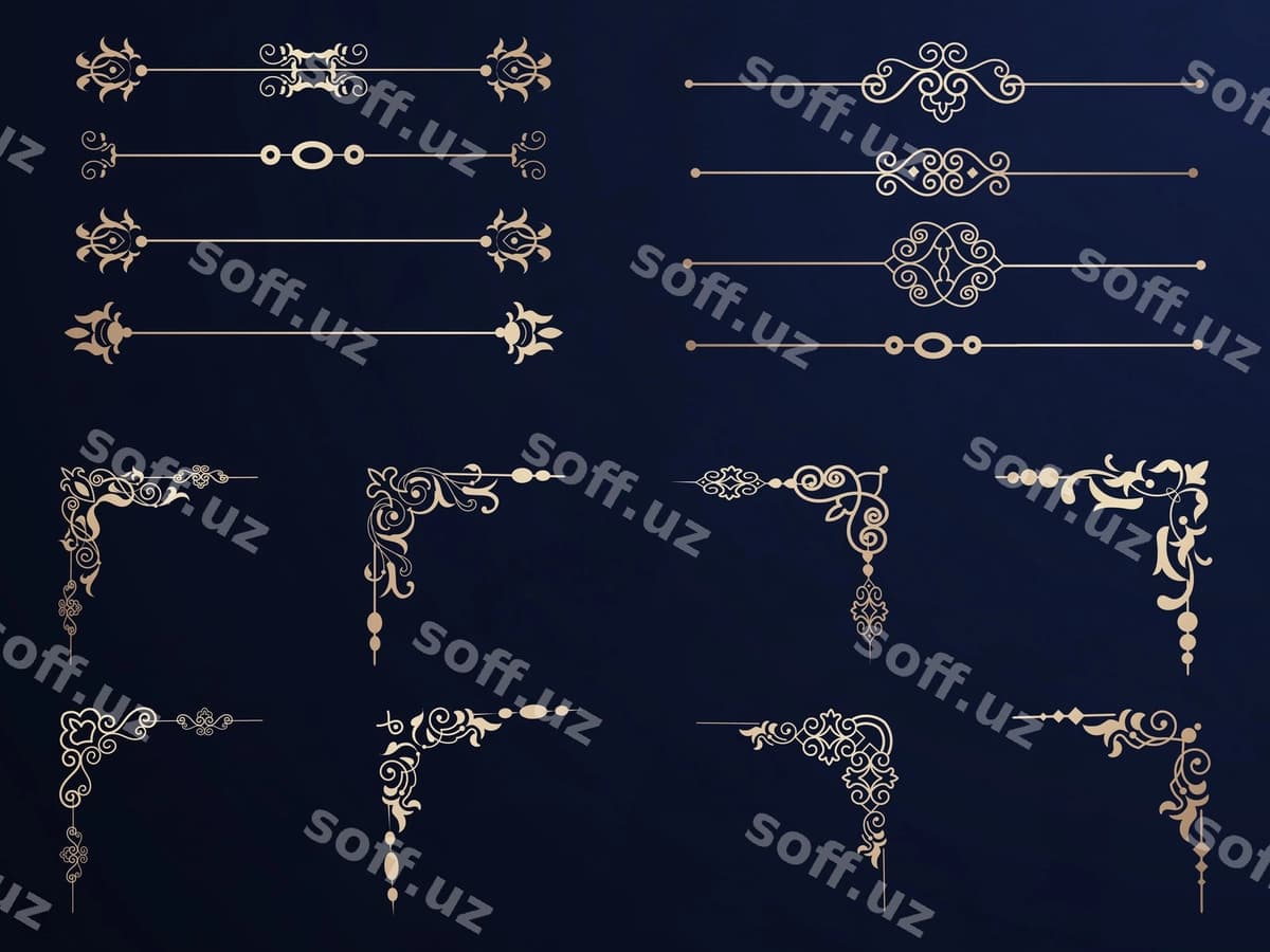 Klassik chegara komplekti | Classic border set