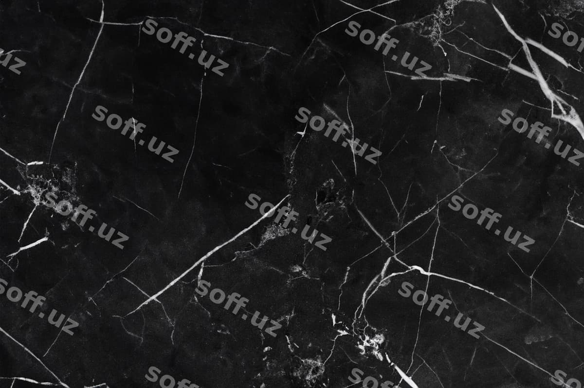 Yaqinlikdagi qora marmar teksturli fon | Close up black marble textured background