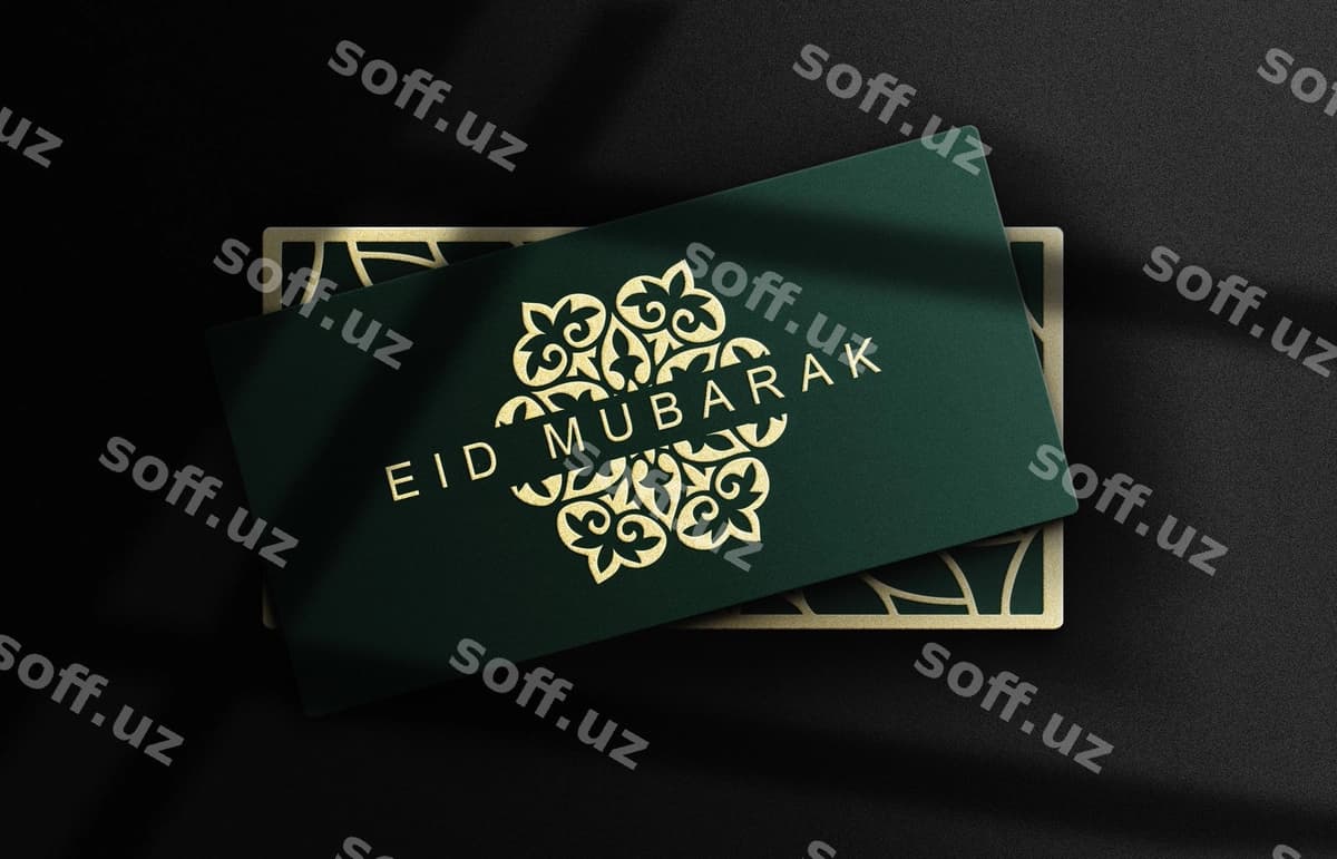 Yaqin rasm quticha namunasi oltin bosilgan | Close up box mockup with gold embossed