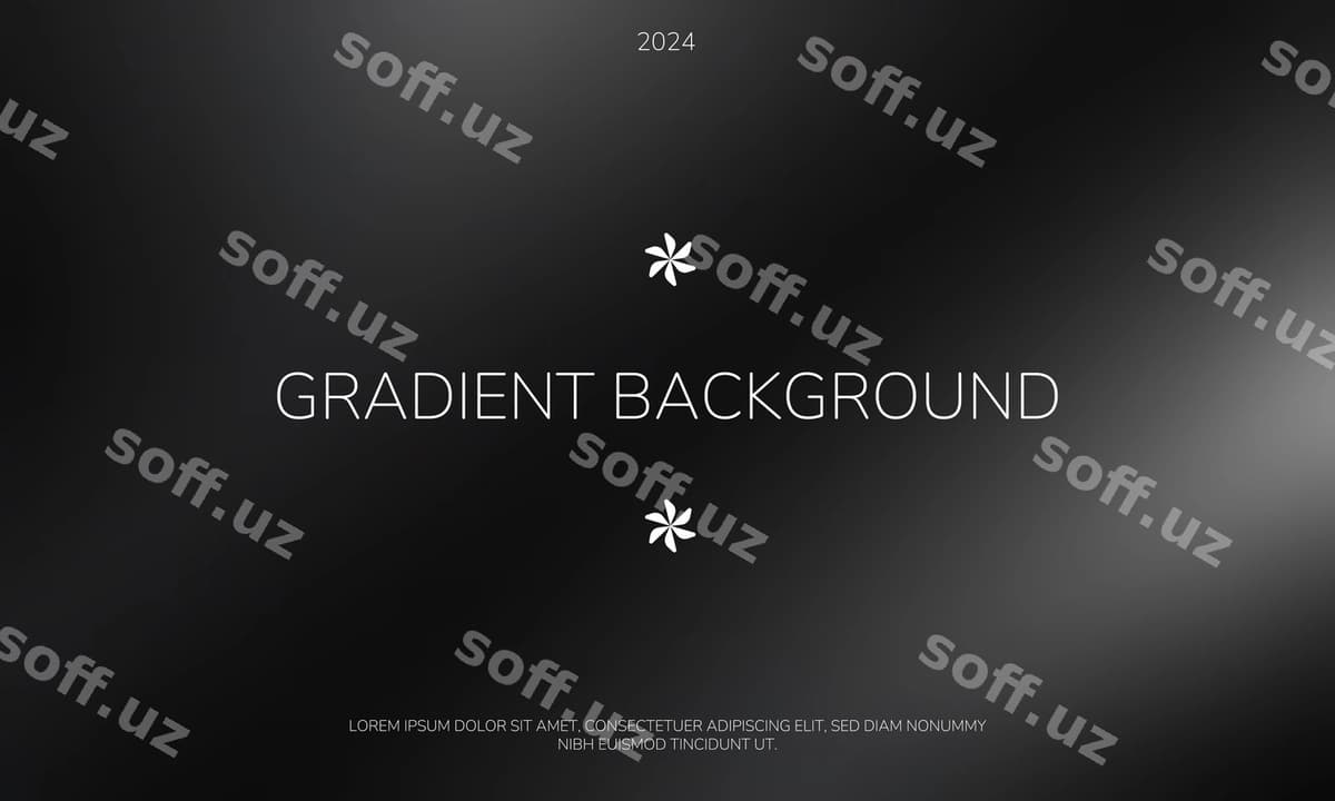 Kontrast kuchaytirilgan qora gradient orqa fon | Contrastenhanced black gradient backdrop