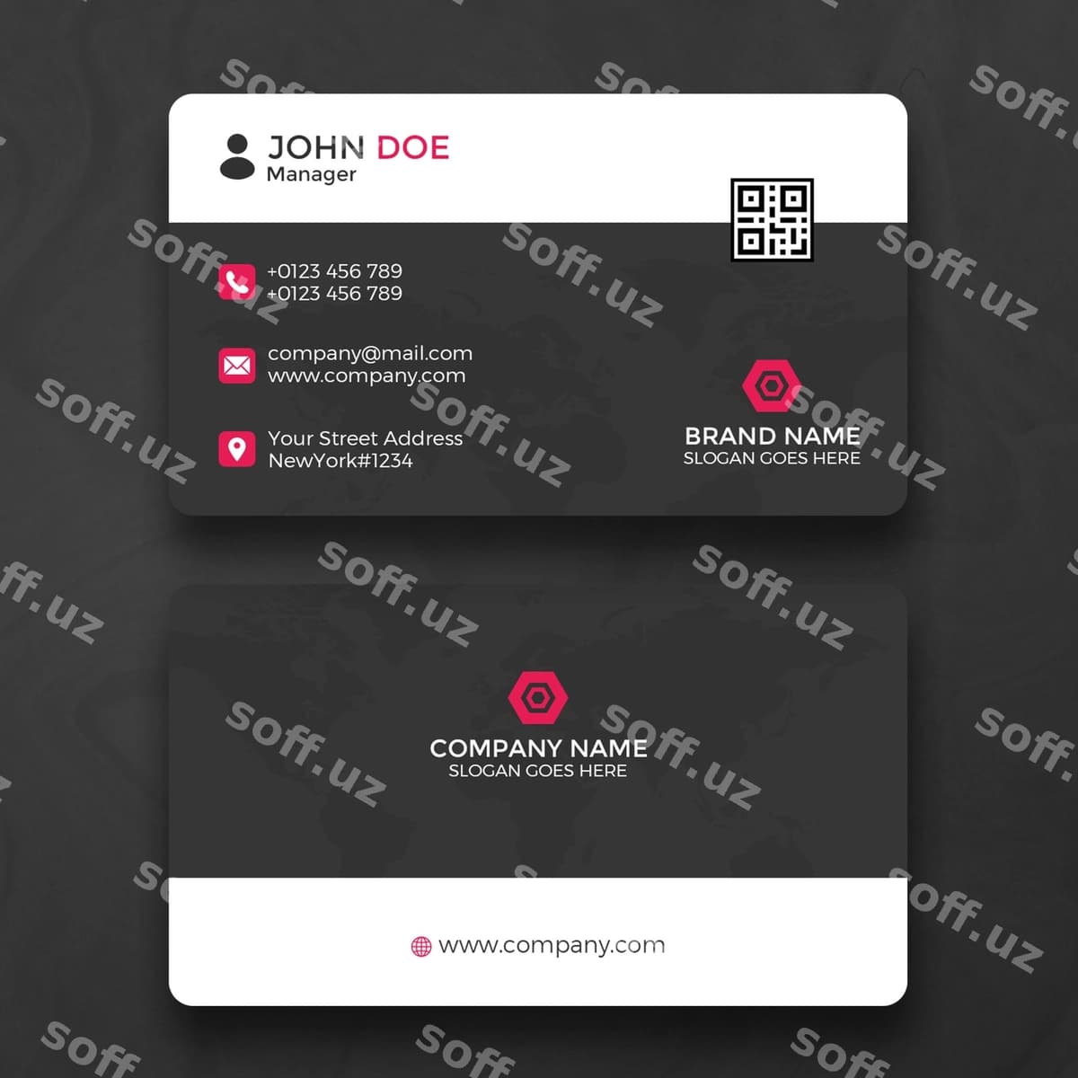 Korporativ biznes karta | Corporate business card
