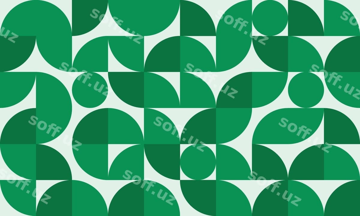 Dizayn orqa fon eko mosaik yashil | Design background eco mosaic green