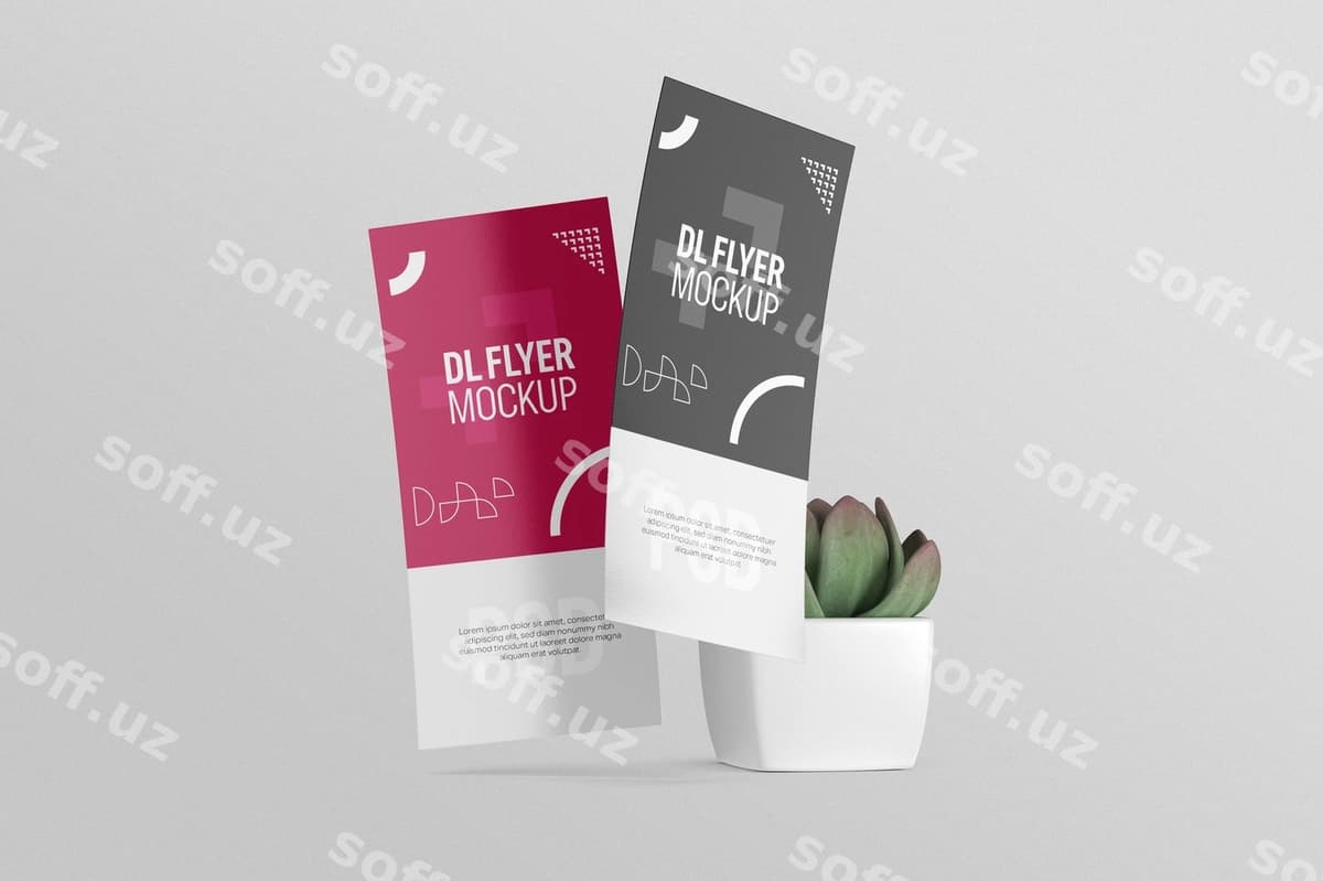 Dl flyer namunasi | Dl flyer mockup
