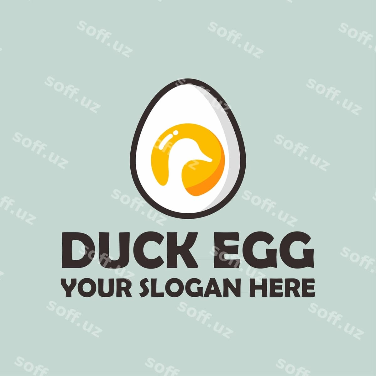 Ordek logo dizayn kontseptsiyasi | Duck logo design concept