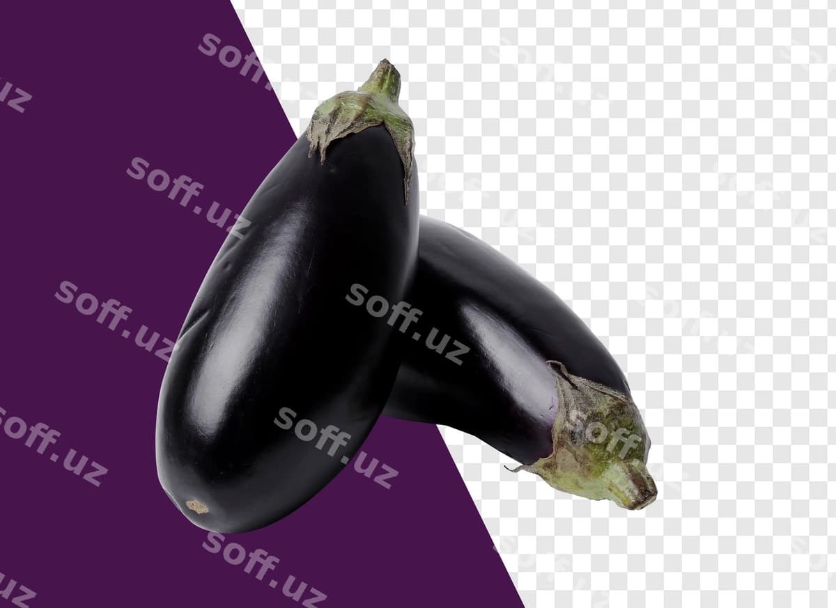 Baqalqiym shaffof orqa fonda | Eggplant transparent background