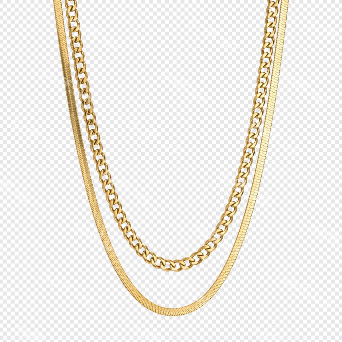 Elegant qatlamli oltin marjonlarni | Elegant layered gold necklace