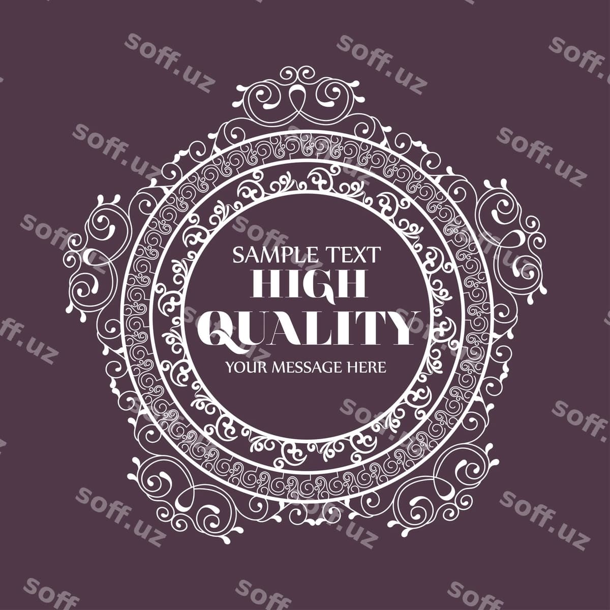 Chiroyli sifatli ramka dizayni | Elegant quality frame design