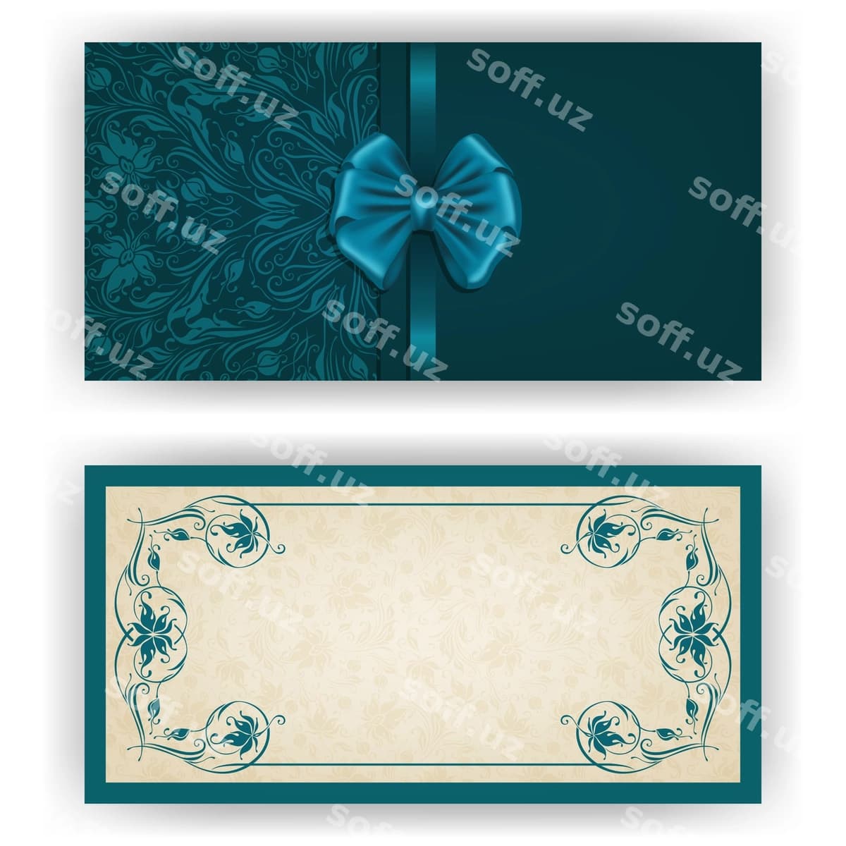 Elegant vektor shablon lyuks taklif | Elegant vector template luxury invitation