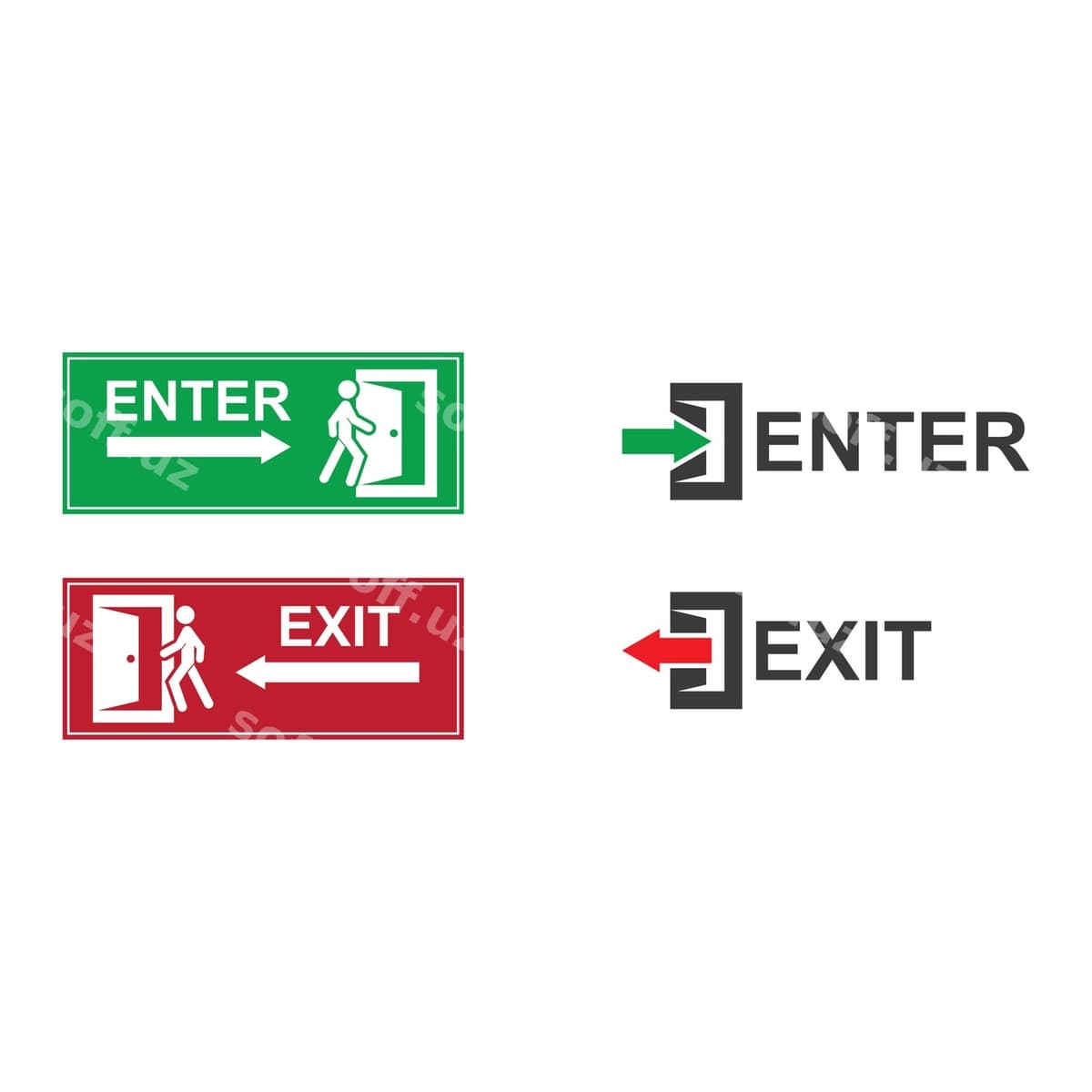 Kirish chiqish ikonasi | Enter exit icon