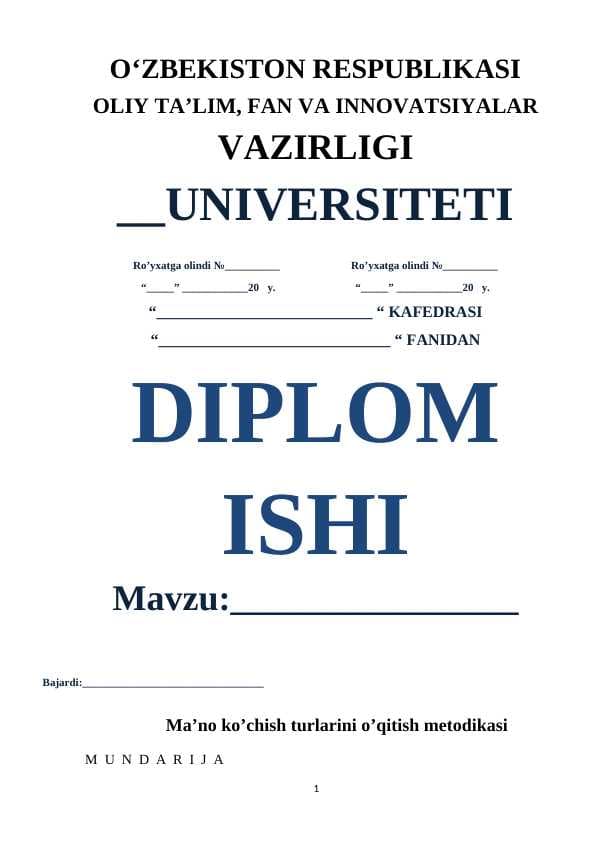Ma’no ko’chish turlarini o’qitish metodikasi