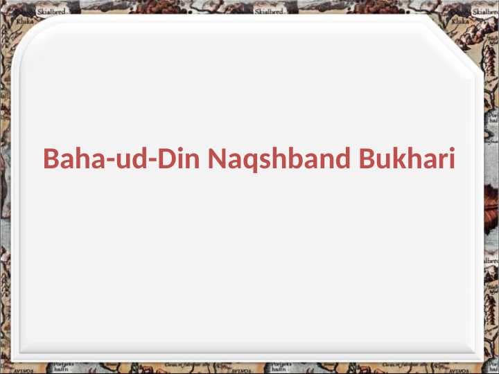 Baha-ud-Din Naqshband Bukhari
