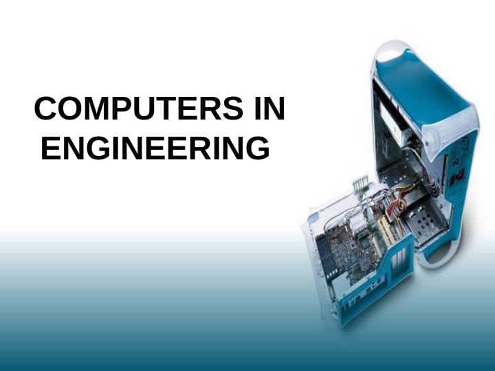 COMPUTERS IN ENGINEERING