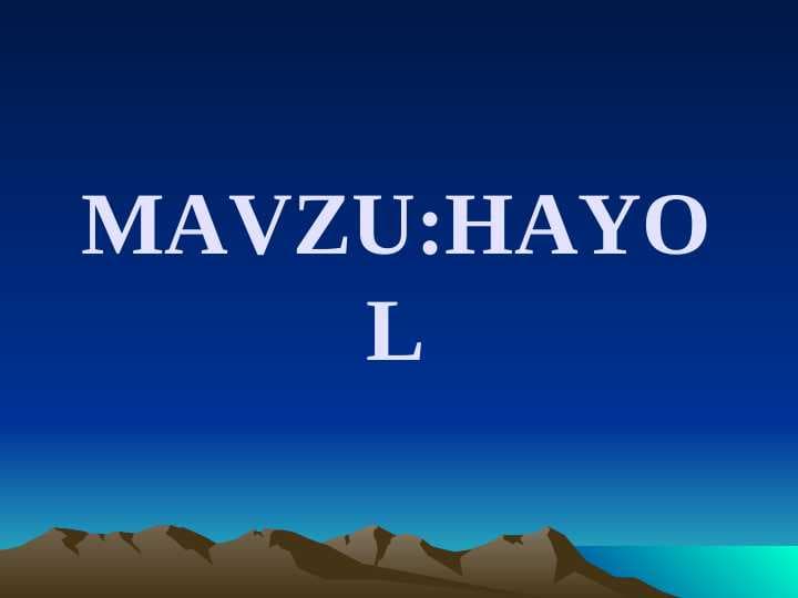 Hayol