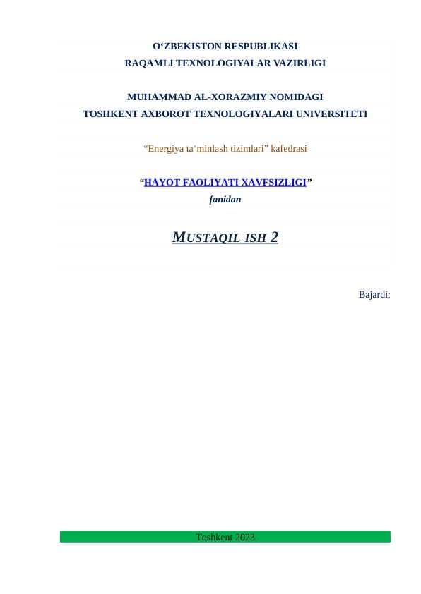 Aqliy mehnat gigienasi.